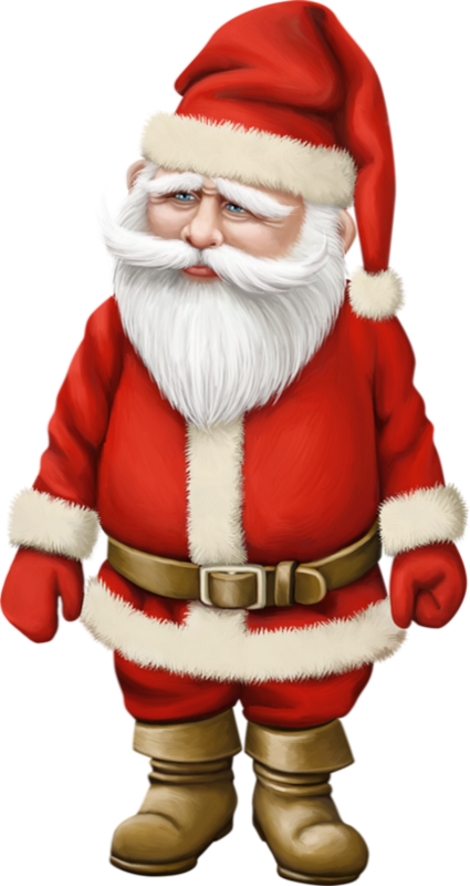 Petit Papa Noël Png - Santa Claus (425x800), Png Download