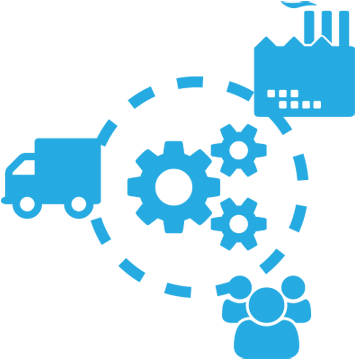 Supply Chain Management Icon (450x360), Png Download