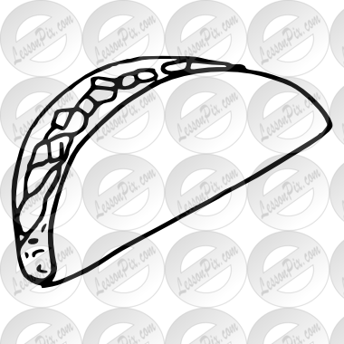 Taco Clipart Happy Birthday - Taco (380x380), Png Download