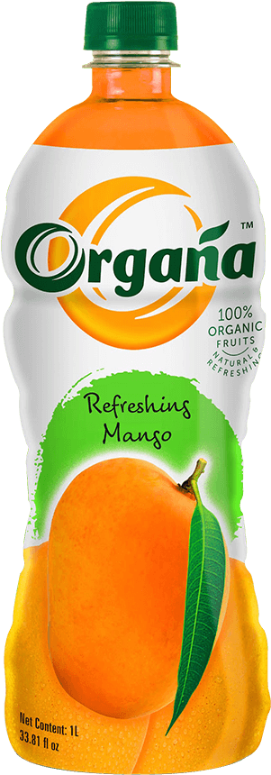 Organa Development - Organa Refreshing Organic Mango Juice 500ml (300x923), Png Download