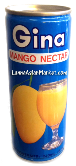 Gina Mango Nectar 240ml (250x545), Png Download