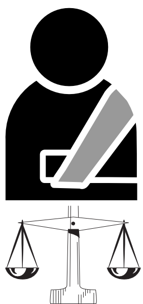 Free Vector Personal Injury Lawyer Clip Art - Lawyer Clipart (282x598), Png Download