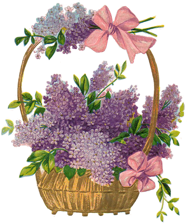 Easter Basket Png Photo - Png Vintage Easter Basket (631x786), Png Download