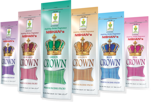 Agarbatti Crown Zipper Pouch Pack - Agarbatti Brands In India (500x339), Png Download