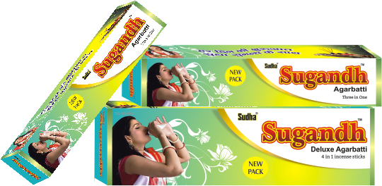 Sudha Sugandh - Agarbatti - Sugandh Agarbatti (554x292), Png Download