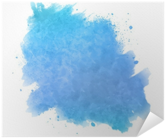 Abstract Watercolor Spot Painted Background Poster - Drawing (400x400), Png Download