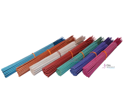 Metalic Colour Agarbatti - Paper (405x311), Png Download