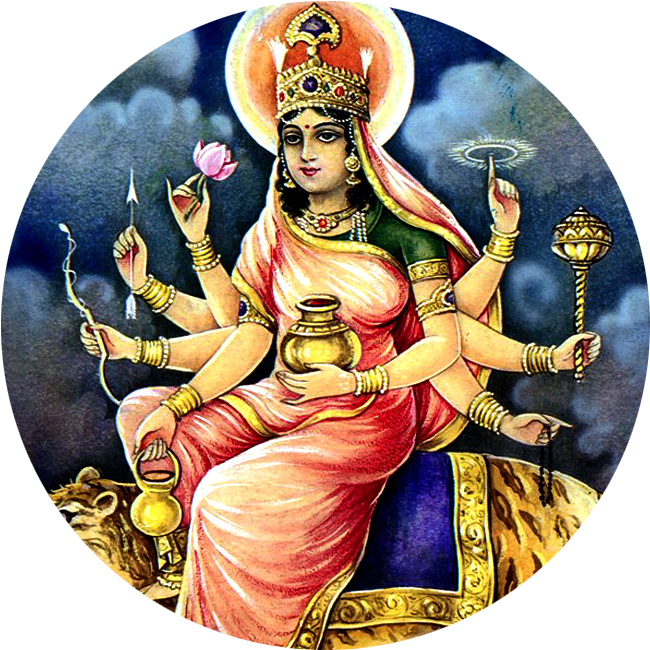 Devi Kushmanda - Kushmanda Devi (665x662), Png Download