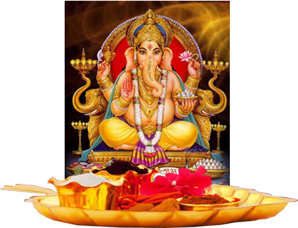 Satya Vinayak Puja - God Vinayagar Images Download (453x355), Png Download