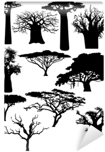 Various African Trees And Bushes - African Trees (400x400), Png Download