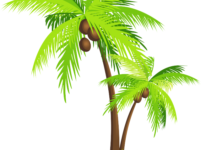 Coconut Cake Free On Dumielauxepices Net Pohon - Coconut Tree Vector Png (640x480), Png Download