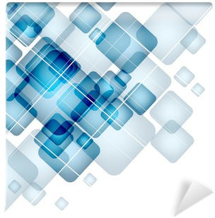Abstract Background With Transparent Squares - Fondos En Azul Tridimensionales Png (400x400), Png Download