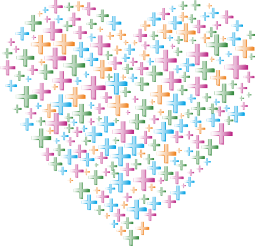 Pattern, Background - Cooperation Heart (500x482), Png Download