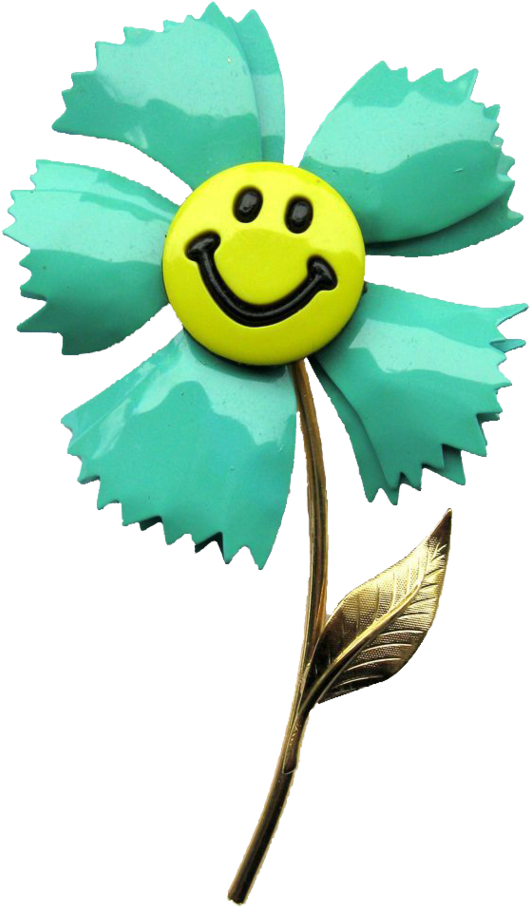 Smileys Clipart Sunflower - Flower With Smiley Face (953x953), Png Download