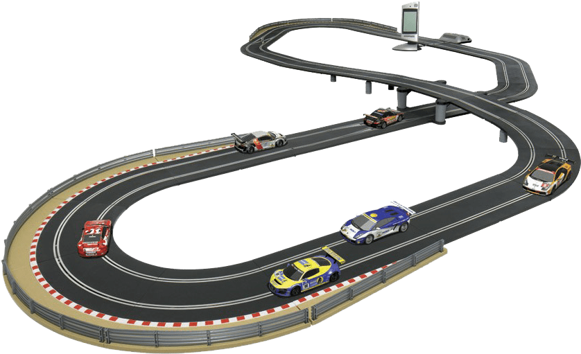 Digital Scalextric Circuit Transparent Background - James Bond Scalextric Set (888x554), Png Download