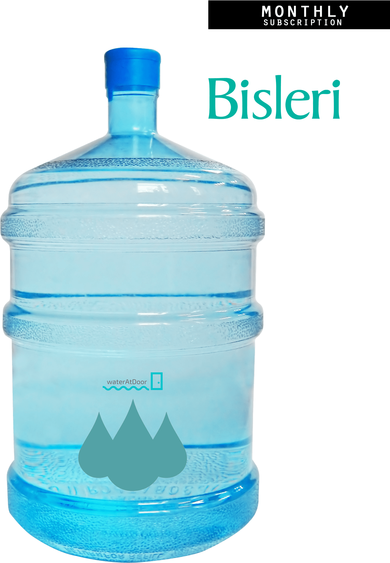 Bisleri Water Can 20 Litre - Mineral Water Can Png (1443x2253), Png Download