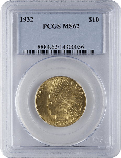 R10indpcgs62 Obverse Png - Coin (600x600), Png Download