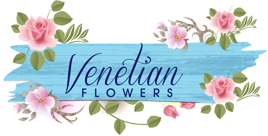 Venice, Fl Florist - Flower Logo Design Png (933x493), Png Download
