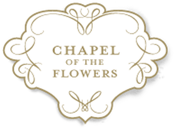 Logo - Chapel Of The Flowers Las Vegas Logo (630x450), Png Download