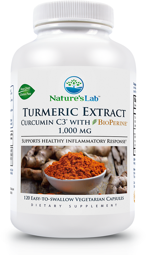 Turmeric Extract Is A Bright Yellow Spice That Is Commonly - Nature's Lab One Daily Multivitamin 120 Vegetarian (700x900), Png Download