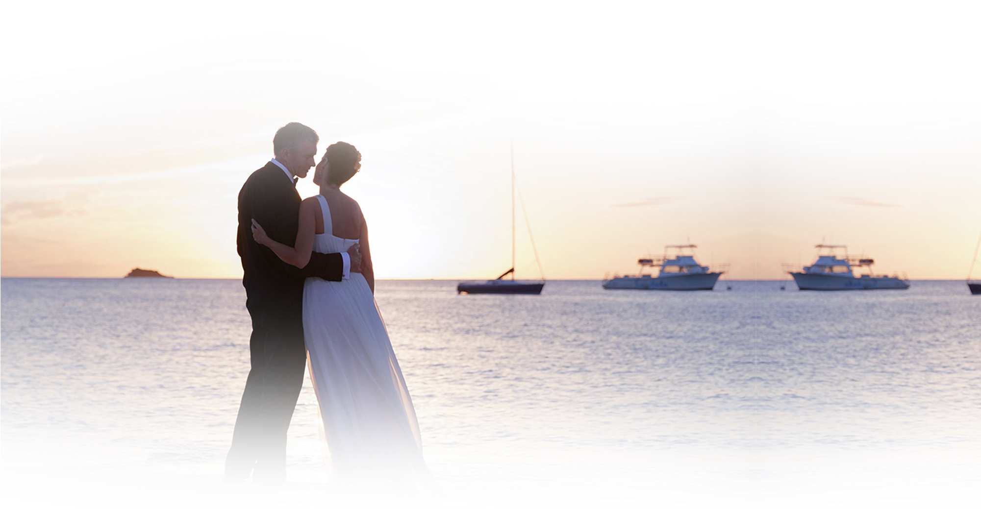Wedding-background - Sea (2000x1100), Png Download