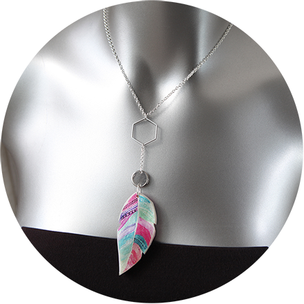 Feather Necklace Next Romance Jewellery - Necklace (440x440), Png Download