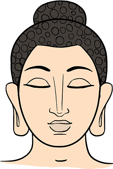 How To Draw Buddha - Drawing (680x678), Png Download