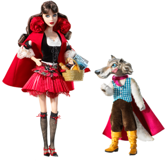 Little Red Riding Hood Barbie (336x500), Png Download