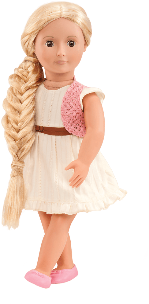 Our Generation Dolls Phoebe Blonde Hair Grow Doll (1050x1050), Png Download