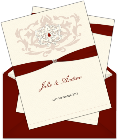 Letter Style Email Wedding Invitation Design Style - Wedding Invitation (409x471), Png Download