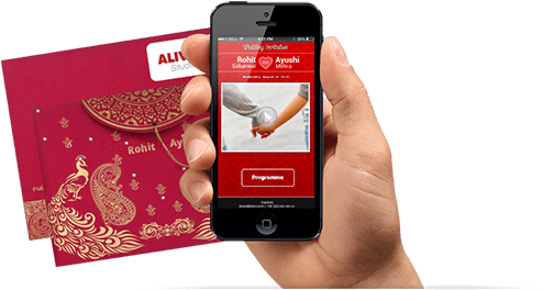 Wedding-templates - Augmented Reality Invitation Card (533x278), Png Download