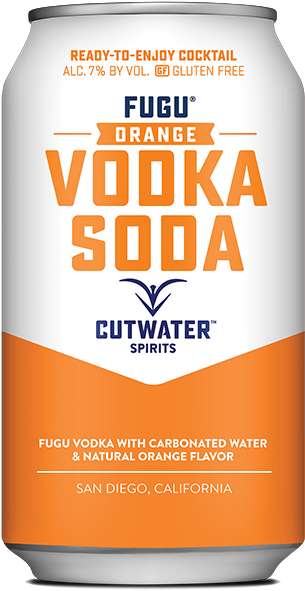 Cutwater Fugu Orange Vodka Soda - Cutwater Rum And Cola (360x640), Png Download