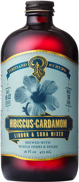 Hibiscus Cardamom Syrup - Syrup (800x800), Png Download