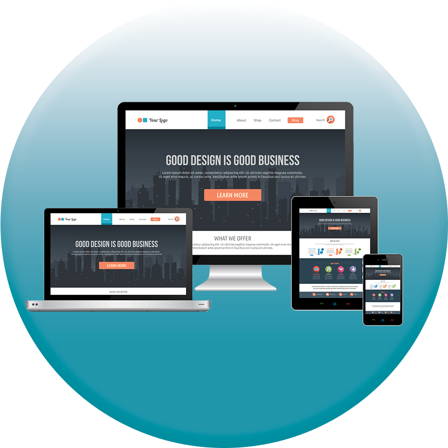 Web Design Iconcconcept Admin2018 06 27t13 - Rank High Local (1000x1000), Png Download