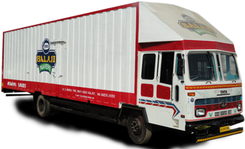 Container Truck Png Image Background - 32 Ft Container Tata (500x304), Png Download