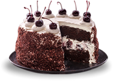 Picture Of Black Forest Cake - Black Forest Cake Transparent (560x560), Png Download