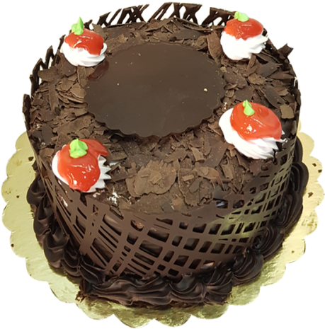 Black Forest Cake - Black Forest Gateau (500x600), Png Download