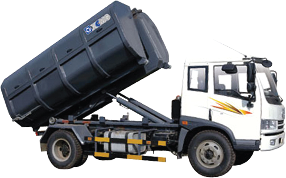 Detachable Garbage Truck - Garbage Truck (1000x800), Png Download
