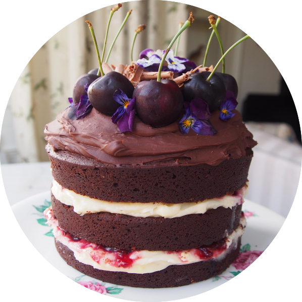 Black Forest Cake - Digital Camera (598x597), Png Download