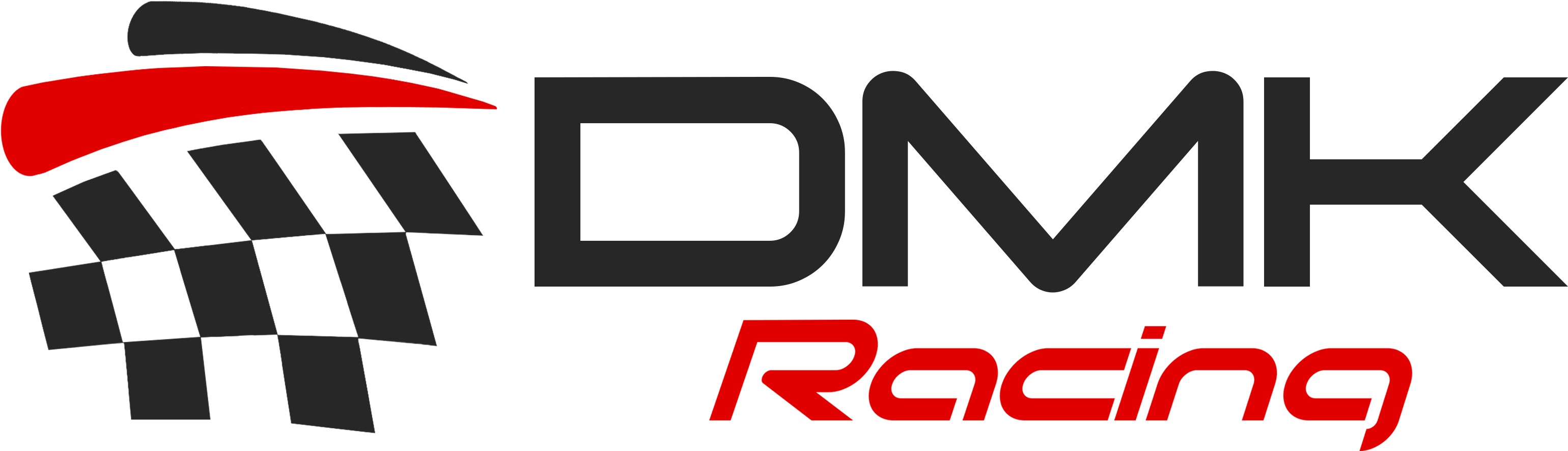 Logo Dmk Racing Negro Sin Fondo - Yacht (3200x1000), Png Download