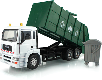 Truck - Garbage Collection Vehicles 3d (400x315), Png Download