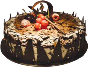 Black Forest Cake Iii - Hamper (400x570), Png Download