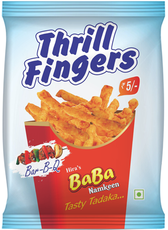 Thrill Finger Bar B Q Kurkure - Mumbai (352x465), Png Download