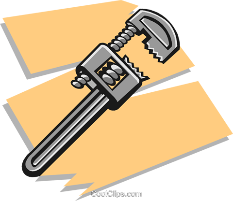 Pipe Wrench - Clip Art (480x416), Png Download