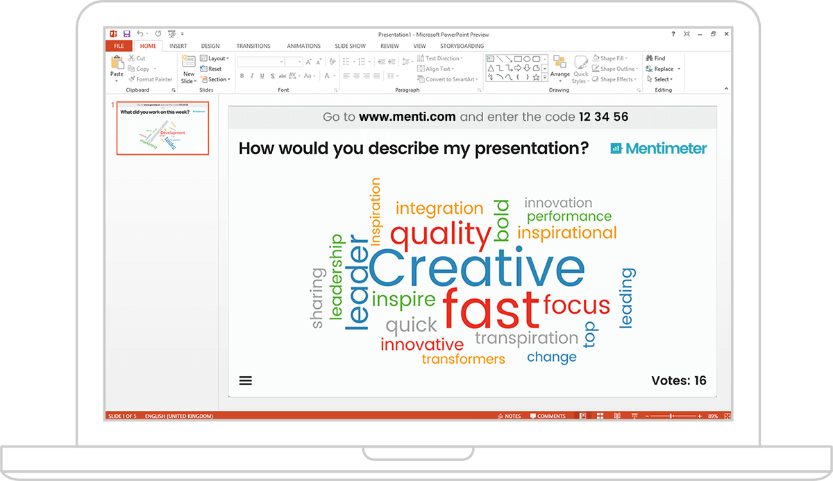 Powerpoint With Mentimeter Powerpoint Plugin Mentimeter Powerpoint