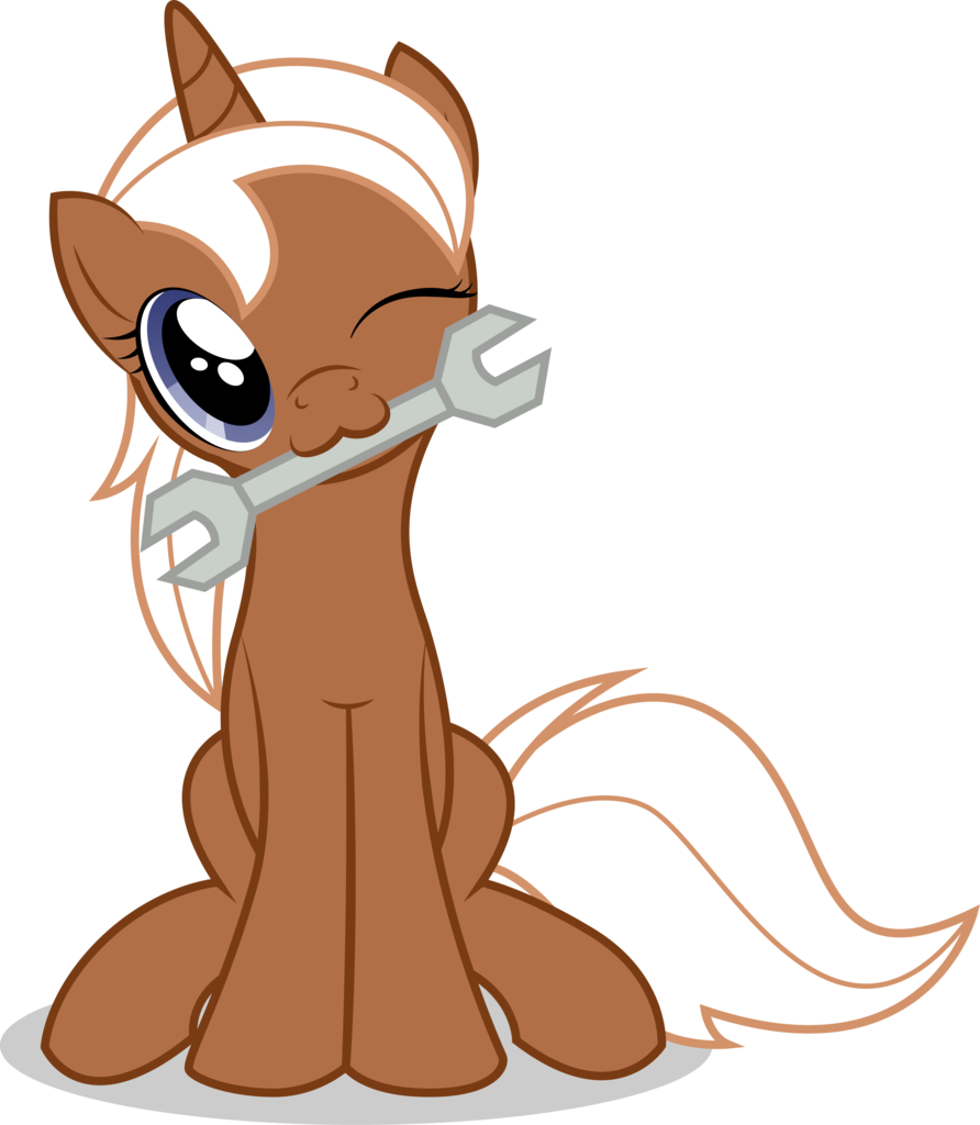 #964876 - - 3, Artist - Emkay-mlp, Cute, Mouth Hold, - Quick Fix Mlp (892x1024), Png Download