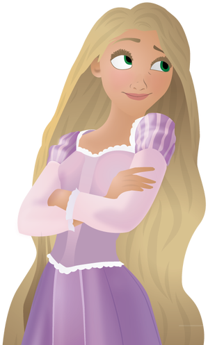 Disney Character - Rapunzel - Character (383x496), Png Download