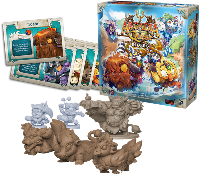 Riders Flash Kickstarter - Arcadia Quest Riders Kickstarter (639x573), Png Download