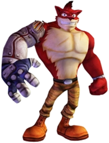 Crunch Bandicoot - Crunch Bandicoot Mind Over Mutant (458x602), Png Download