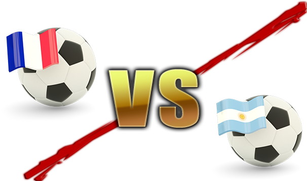 Fifa World Cup 2018 France Vs Argentina Png Image - Fifa World Cup 2018 Brazil Vs Belgium (658x448), Png Download